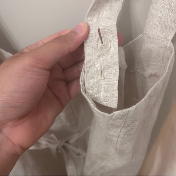 REFORMATION Shetland Linen Mini Dress M - Picture 6 of 11